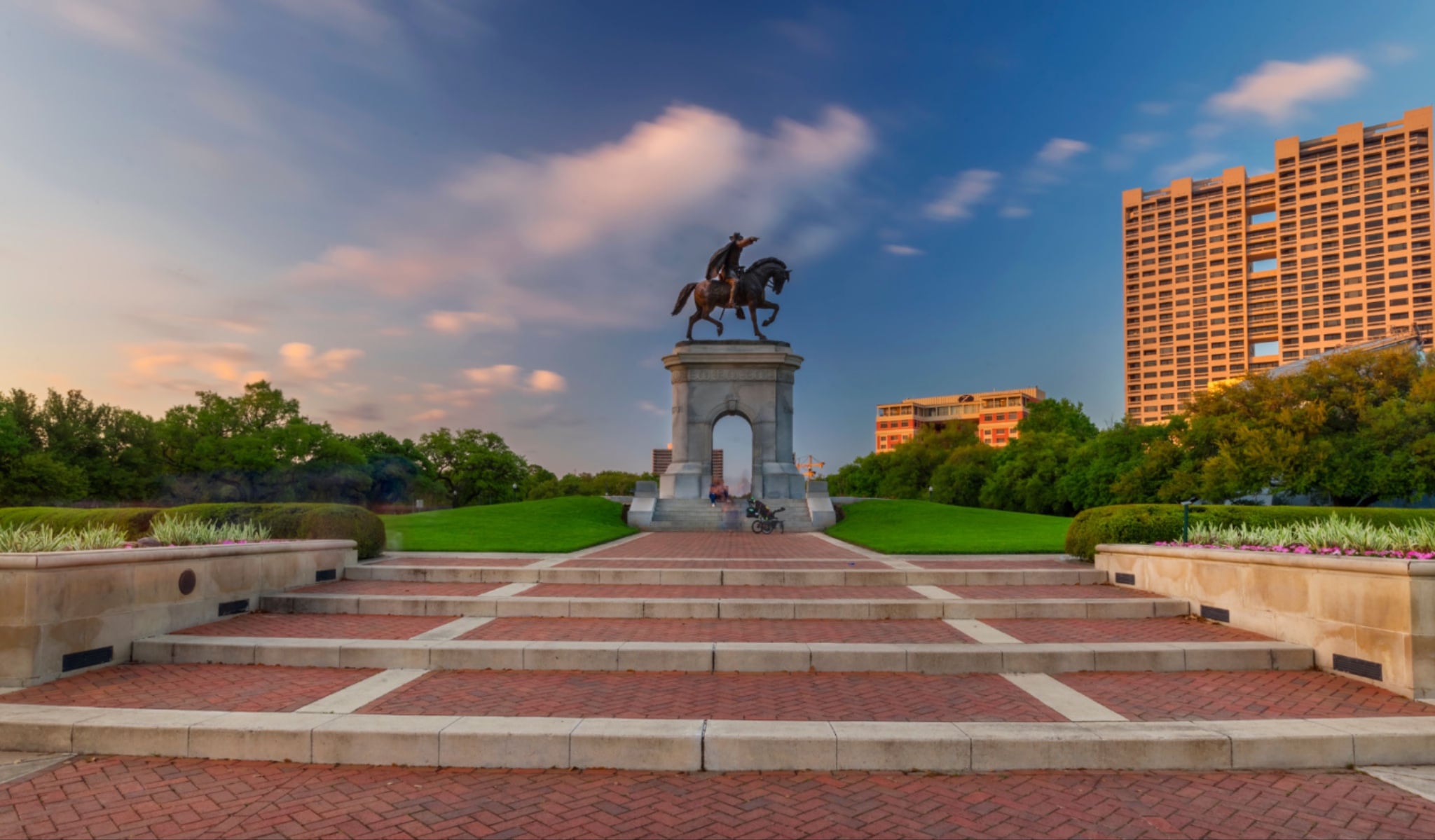 Commercial photography Houston TX — Sam Houston monument Texas landmark by Clean Cut Shots